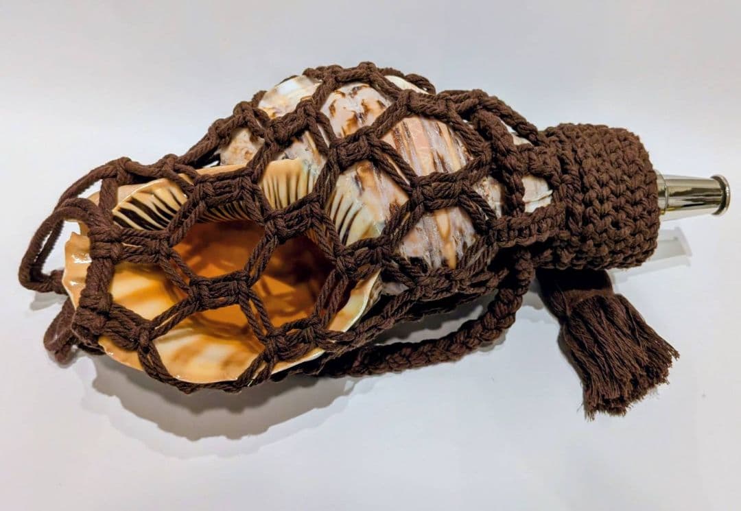 法螺貝　39.2cm 貝袋付き　1292ｇ　 38000円　山伏　修験