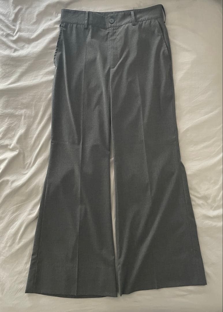 【期間限定セール】 HYPE kyoto wide flared slacks