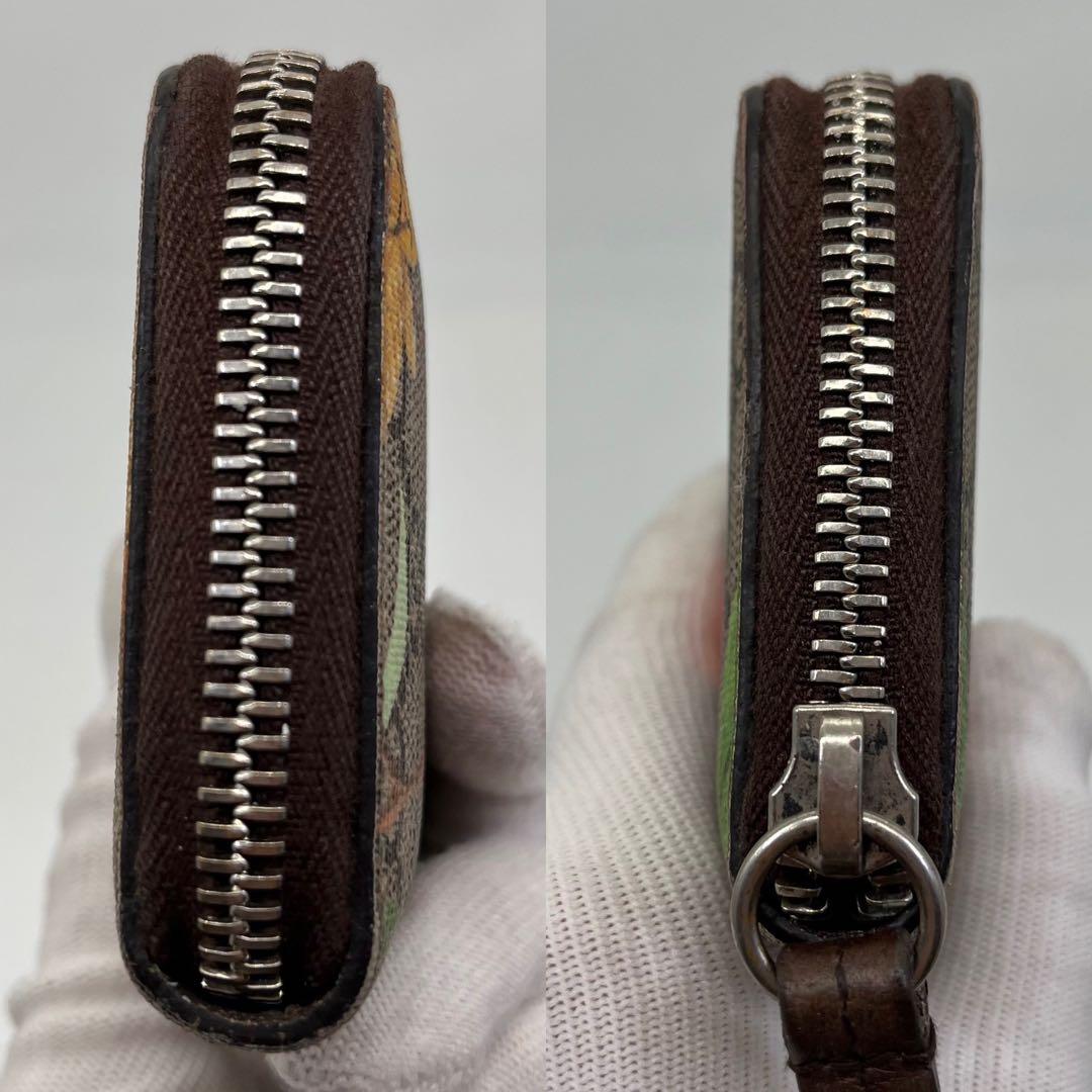 GUCCI ティアン ケース 小銭入れ ラウンドファスナー GGスプリーム