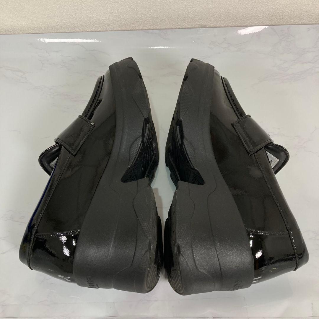 プラスダイアナ　ビジュー付きスニーカーローファー　厚底　箱付き