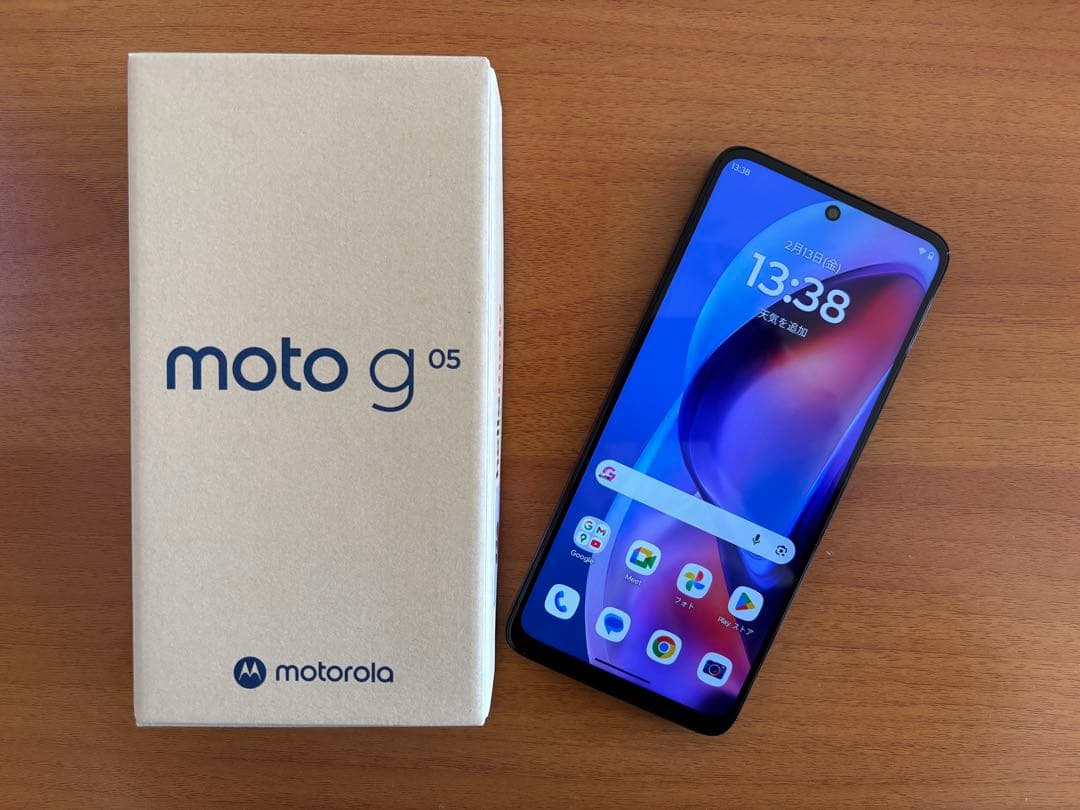 motorola moto g 05 フレッシュラベンダー 動作確認のみ