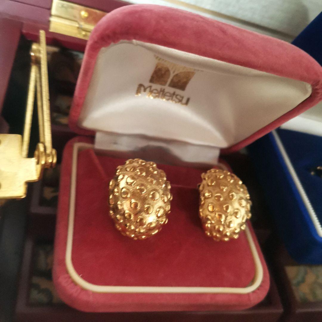 遺品整理 大量アクセサリー 刻印 指輪 金色 喜平 ネックレス ブローチ 古酒