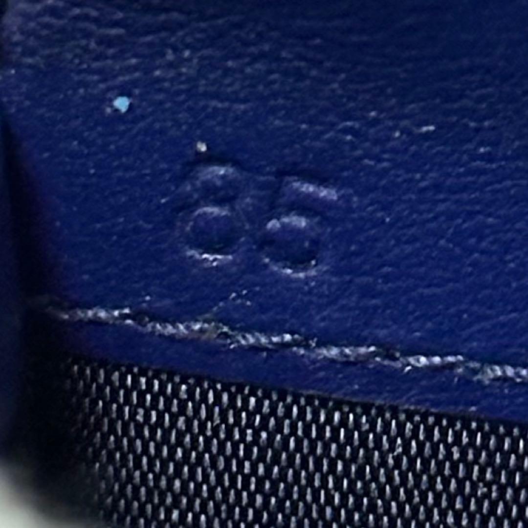 PRADA プラダ　長財布　ナイロン　キルティング　ブルー　L字ファスナー