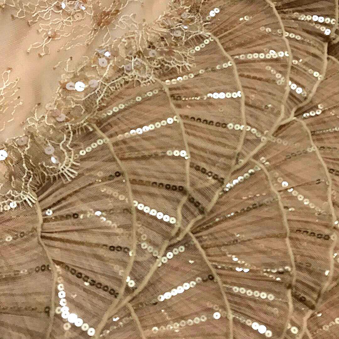 レア【極美品】サイズ0 タダシショージ ベアトップドレス ビーズ レース xs