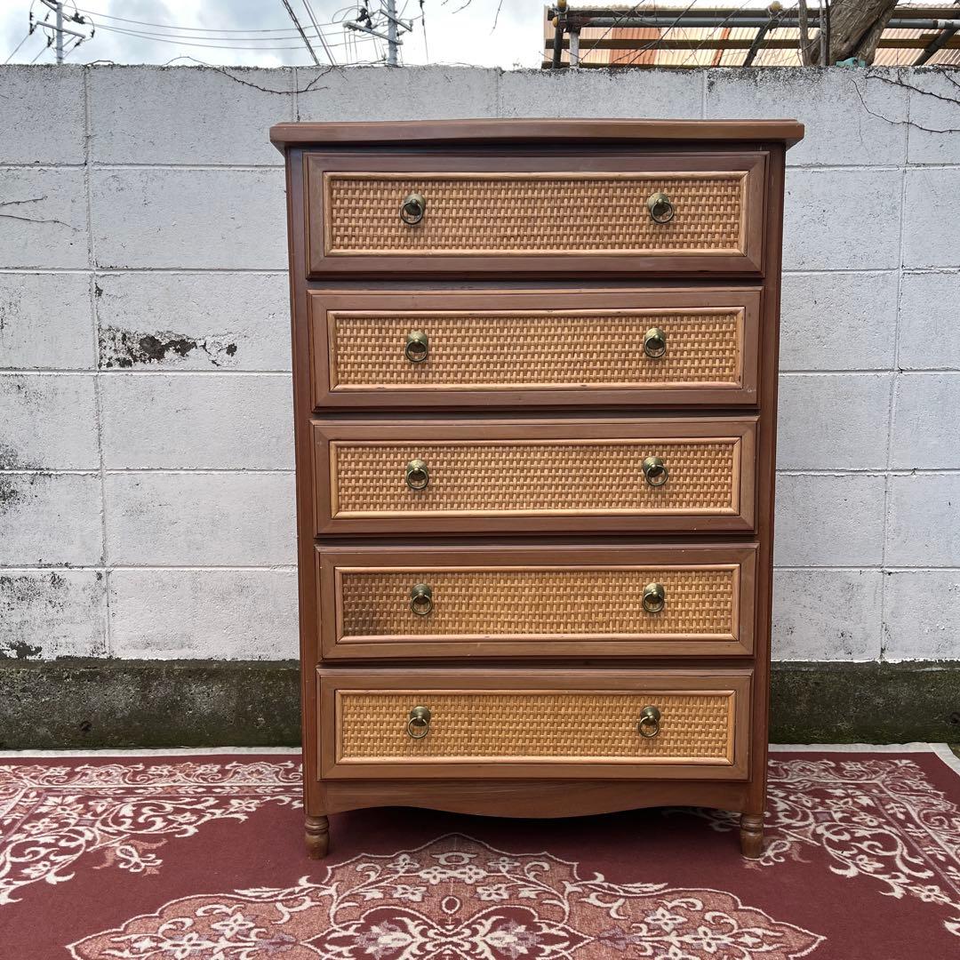 高品質◾️ 横浜Kazama カザマ 引き出し5杯 チェスト 収納棚 整理棚