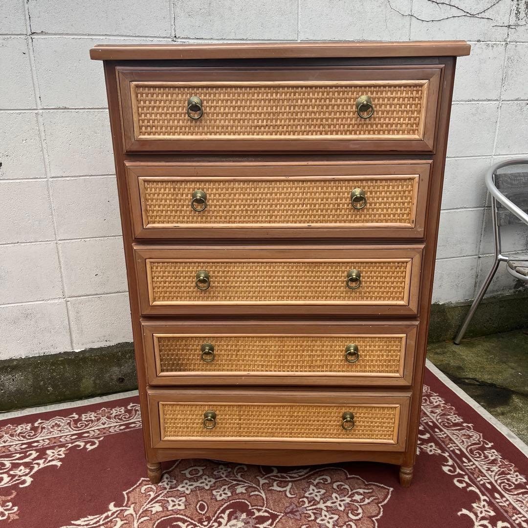 高品質◾️ 横浜Kazama カザマ 引き出し5杯 チェスト 収納棚 整理棚