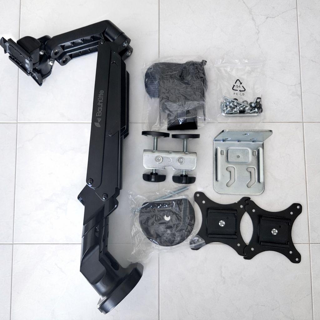 バウヒュッテ　スリムモニターアーム　デュアルモニター BMA-2SLM