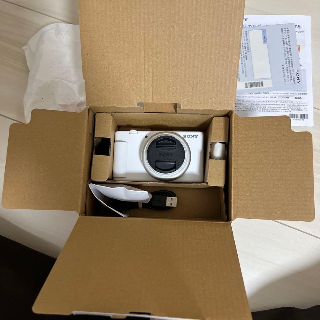 【開封済み新古品】ZV-1Fホワイト