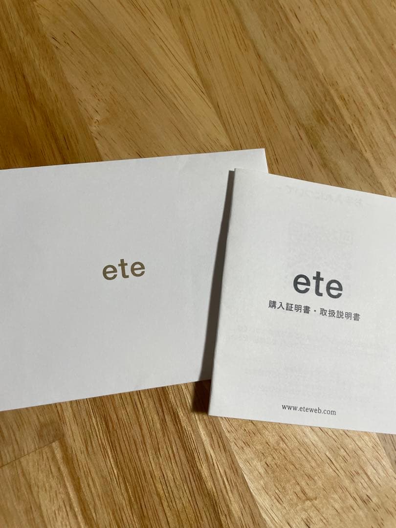 ete クレールK10 フープピアス　片耳のみ　エテ