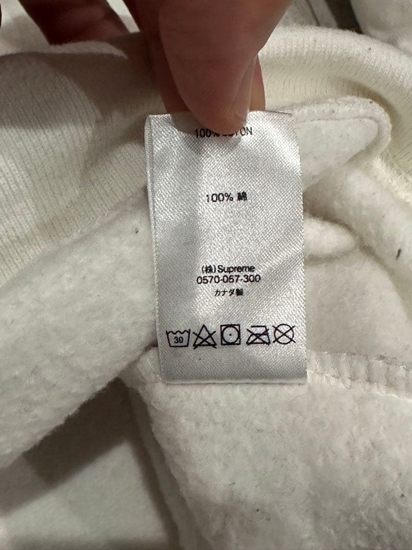 【美品】 Supreme ロゴ トレーナー スウェット　Mサイズ