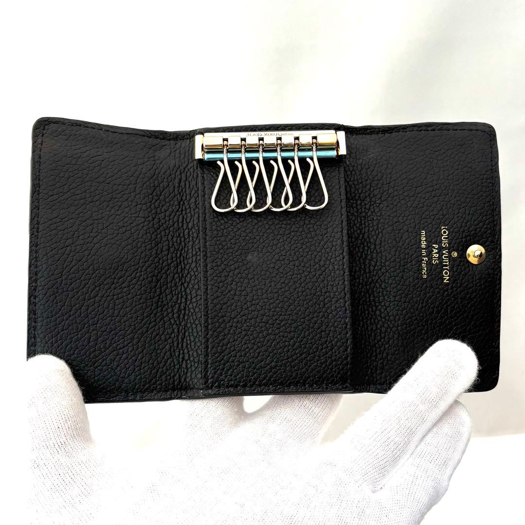 早い物勝ち❗️ ルイヴィトン　アンプラント　黒　 6 連キーケース　正規品