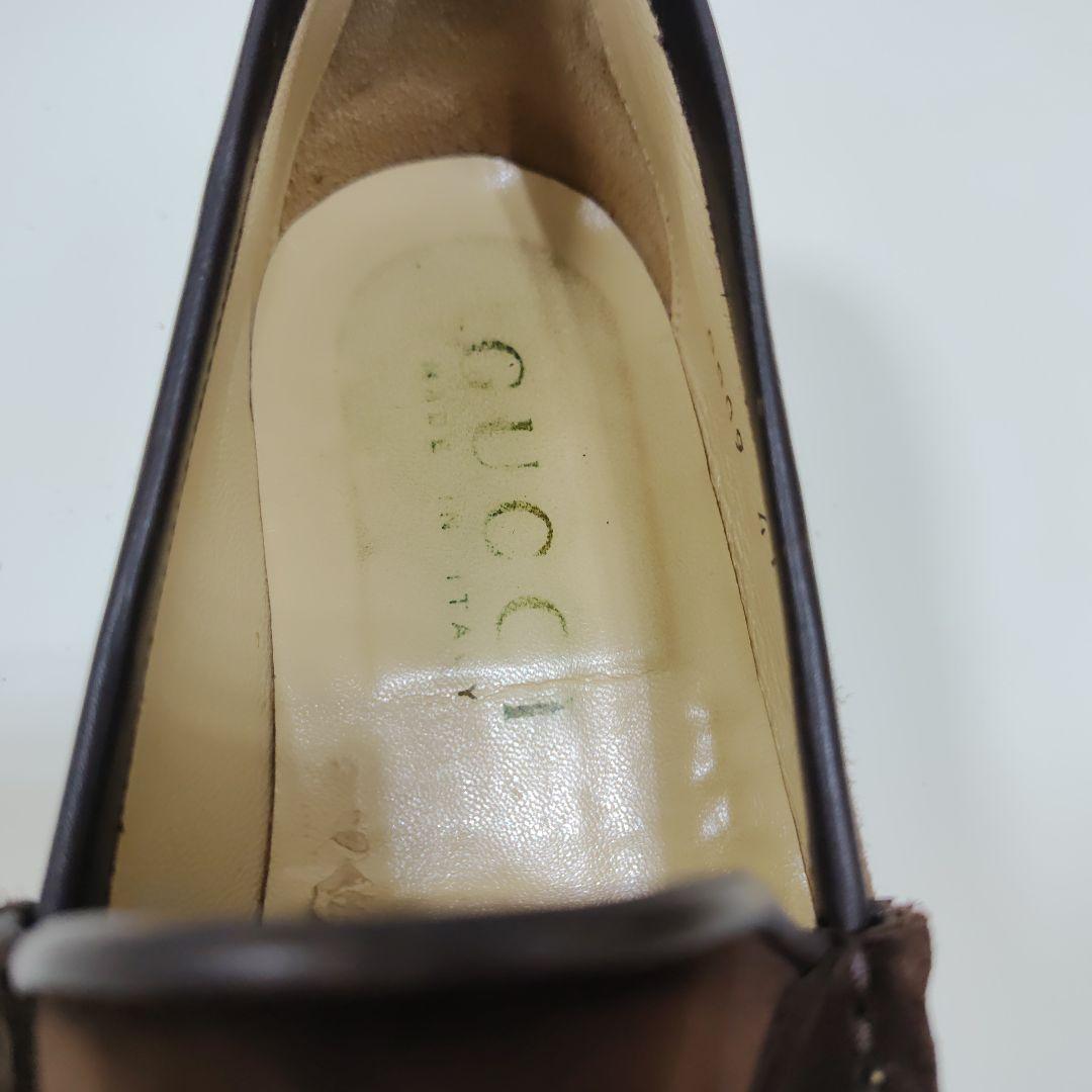 OLD GUCCIビットローファーブラウンスエード beamsf