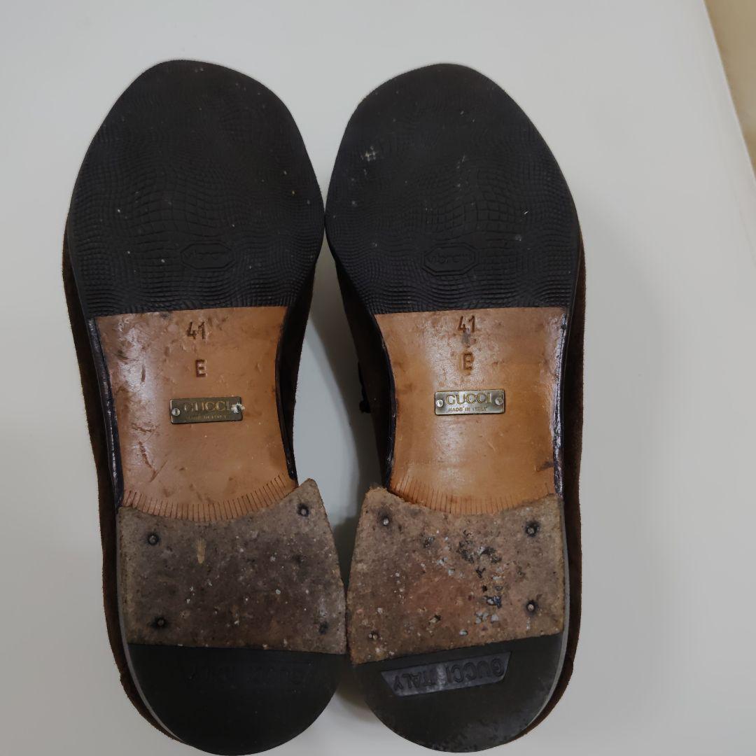 OLD GUCCIビットローファーブラウンスエード beamsf