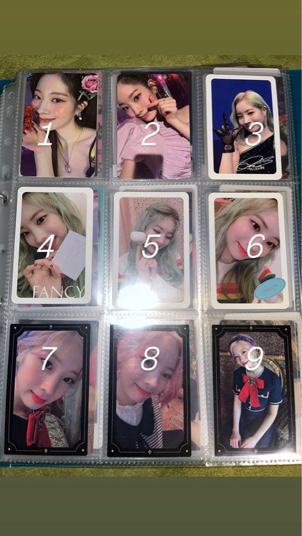 TWICE ダヒョン トレカ ばら売りも可能