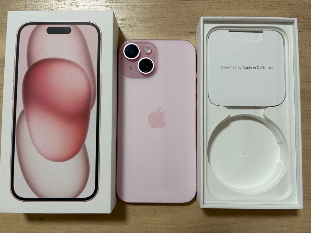 iPhone15 ピンク 128GB SIMフリー 残債なし 美品