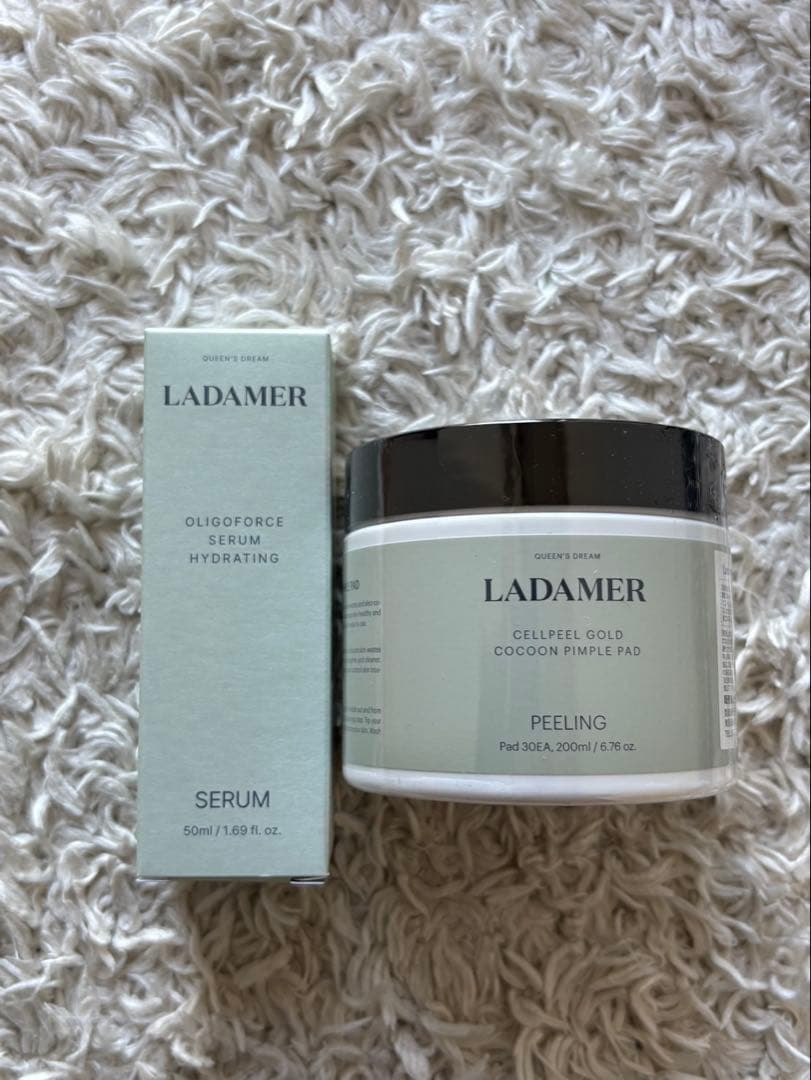 ラダメールピーリングパッド&セラムセット