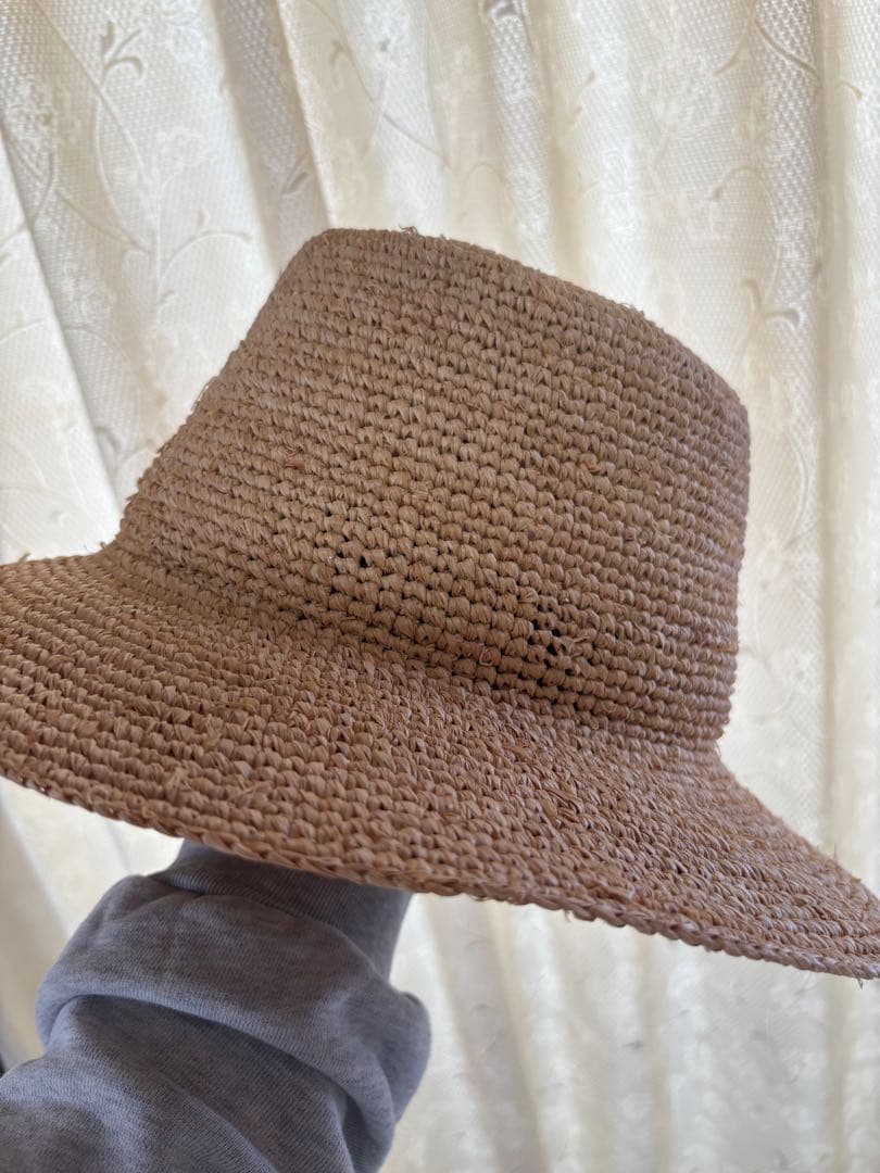 美品 marihoja 【Weave Raffia Fedra Hat】