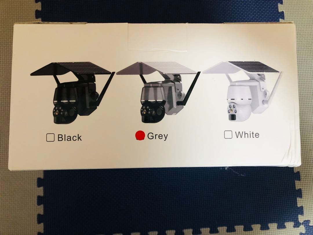 防犯カメラ　屋外　ソーラーパネル