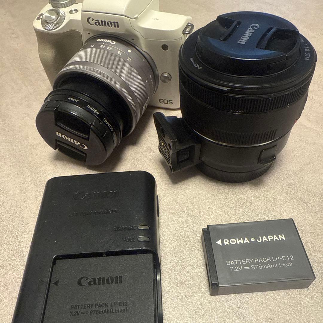 CanonEOSKissM＋単焦点EF50mmF1.8+ VILTROXアダプタ