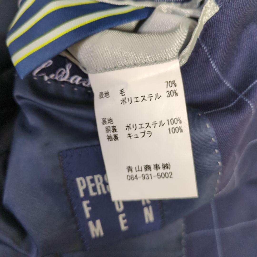 PERSONS FOR MEN　3ピース　スーツ セットアップ　チェック　YA4