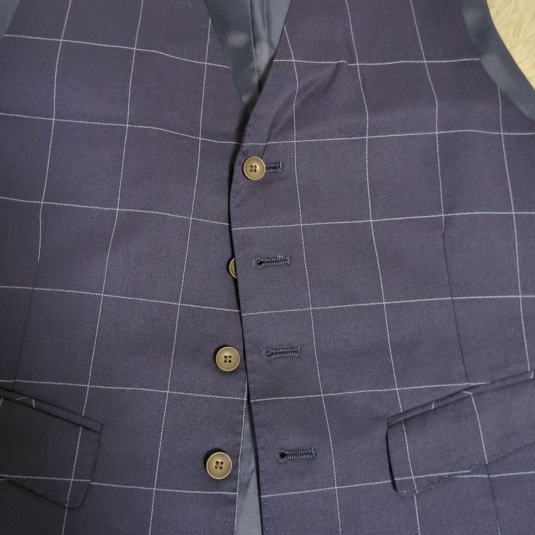 PERSONS FOR MEN　3ピース　スーツ セットアップ　チェック　YA4