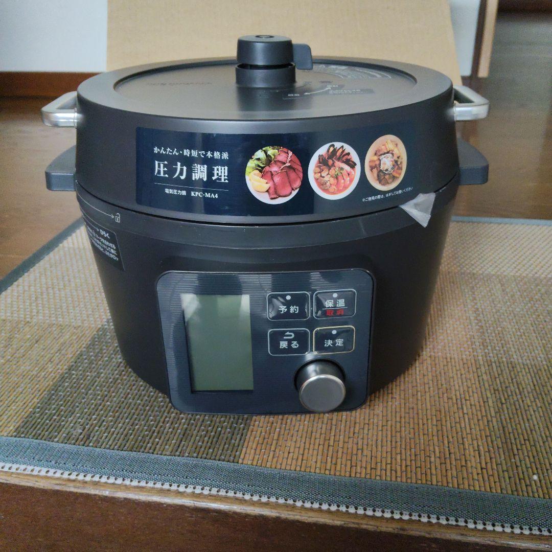 アイリスオーヤマ 電気圧力鍋　kpc-ma4-b　開封済み未使用