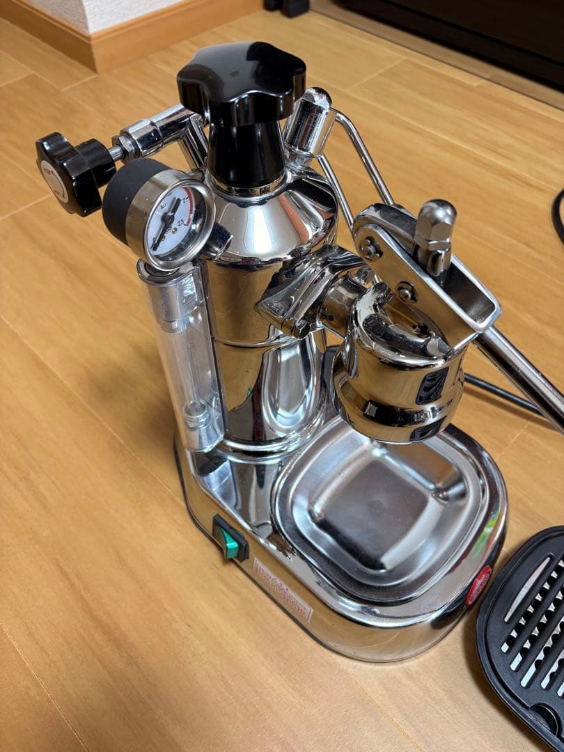 la pavoni & WPMグラインダー　 エスプレッソマシン 圧力計付き