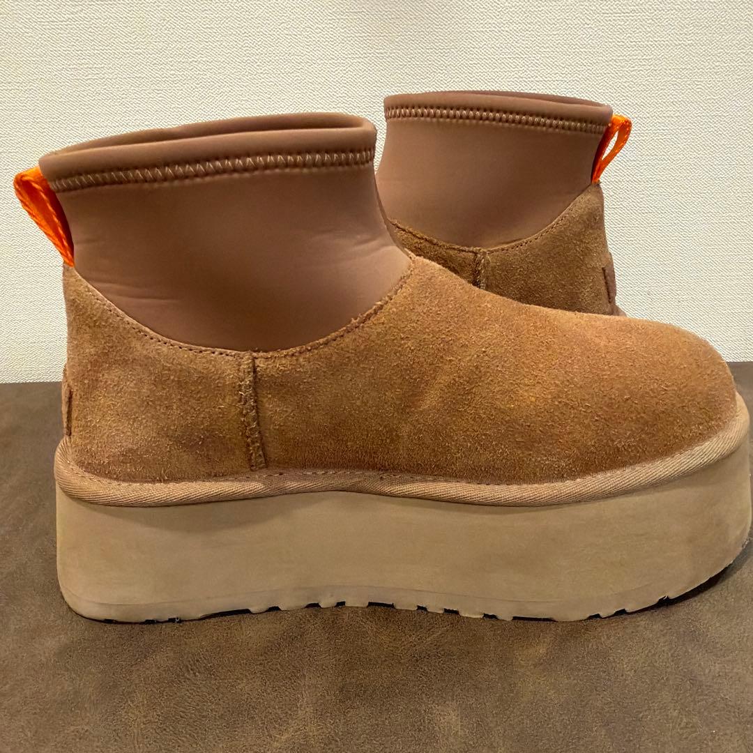 久美子！UGG ブラウン 厚底スリッポンブーツ