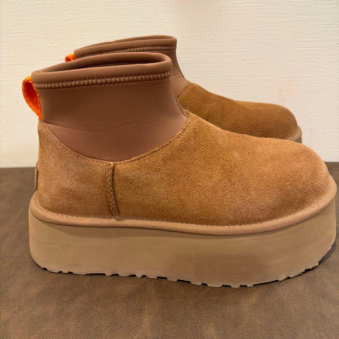 久美子！UGG ブラウン 厚底スリッポンブーツ