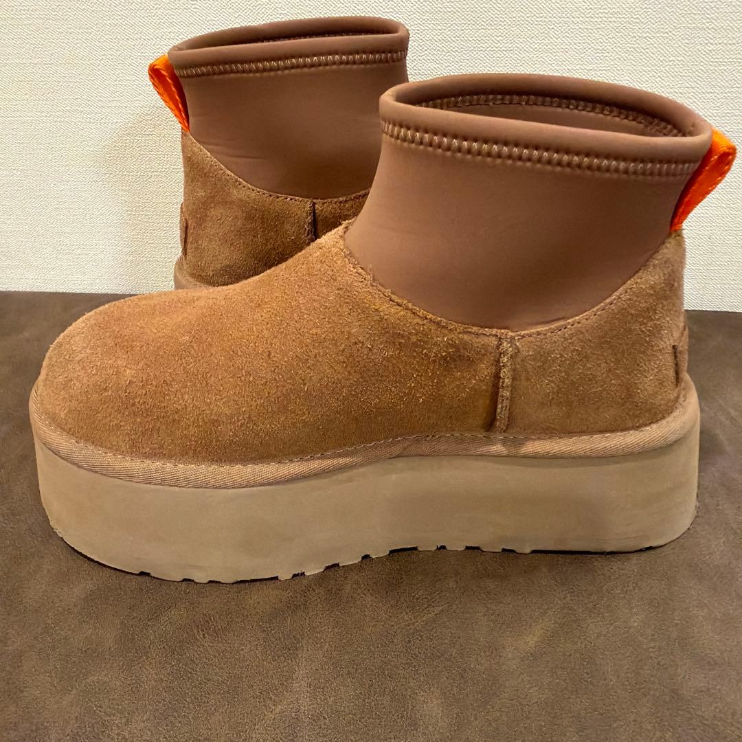 久美子！UGG ブラウン 厚底スリッポンブーツ