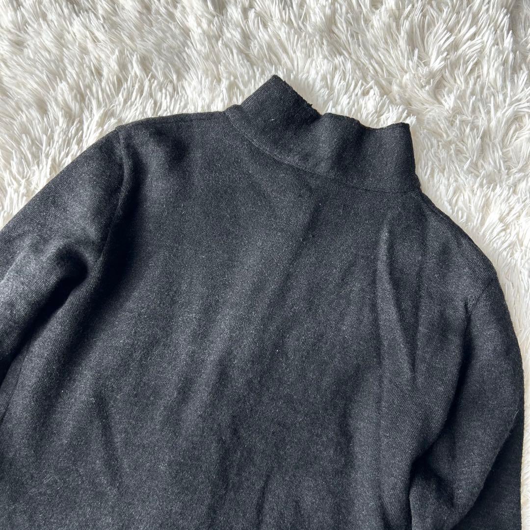 希少✨　美品　45rpm ウール縮絨　スタンドカラージャケット　ロゴ刺繍