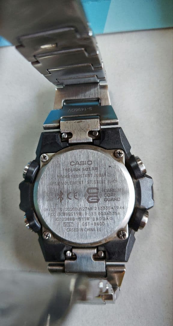 超人気 カシオ　G-SHOCK　G-STEEL GST-B400D-1AJF