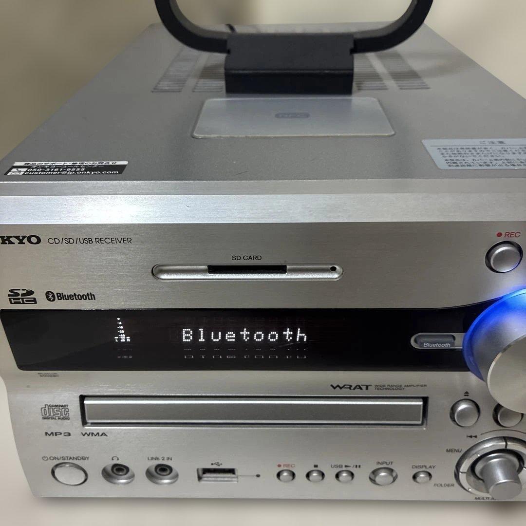 【ジャンクONKYO】NFR-9XS CD/SD/USBレシーバー　通電確認済
