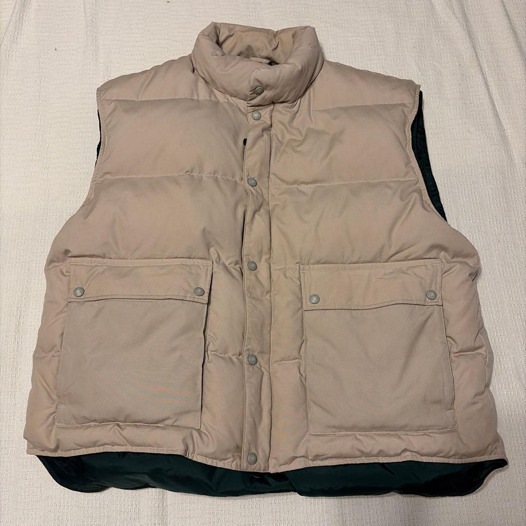 エディーバウアー ベスト ダウン ベージュ