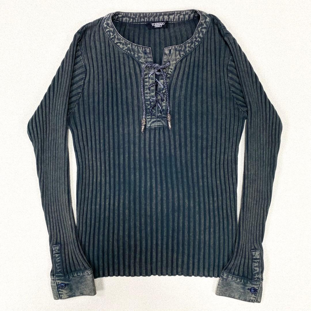 00s archive トルネードマート 長袖 リブロンT y2k グランジ