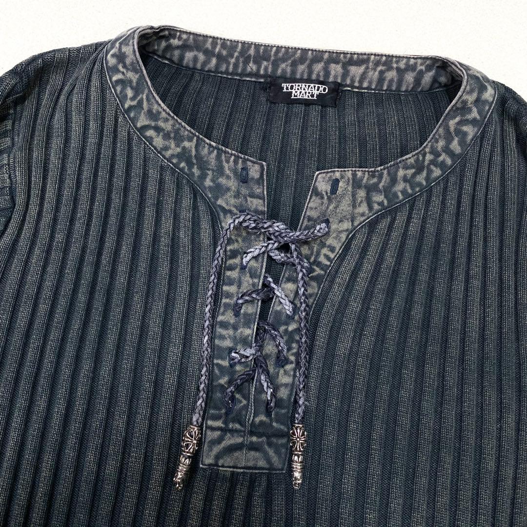 00s archive トルネードマート 長袖 リブロンT y2k グランジ