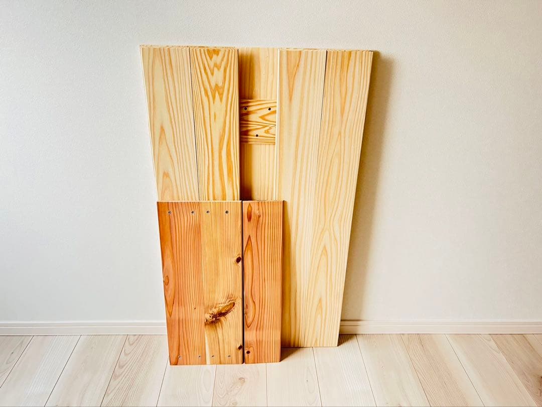 【chiiiii】杉無垢材を使ったかわいいレジカウンター 折り畳み 天板有