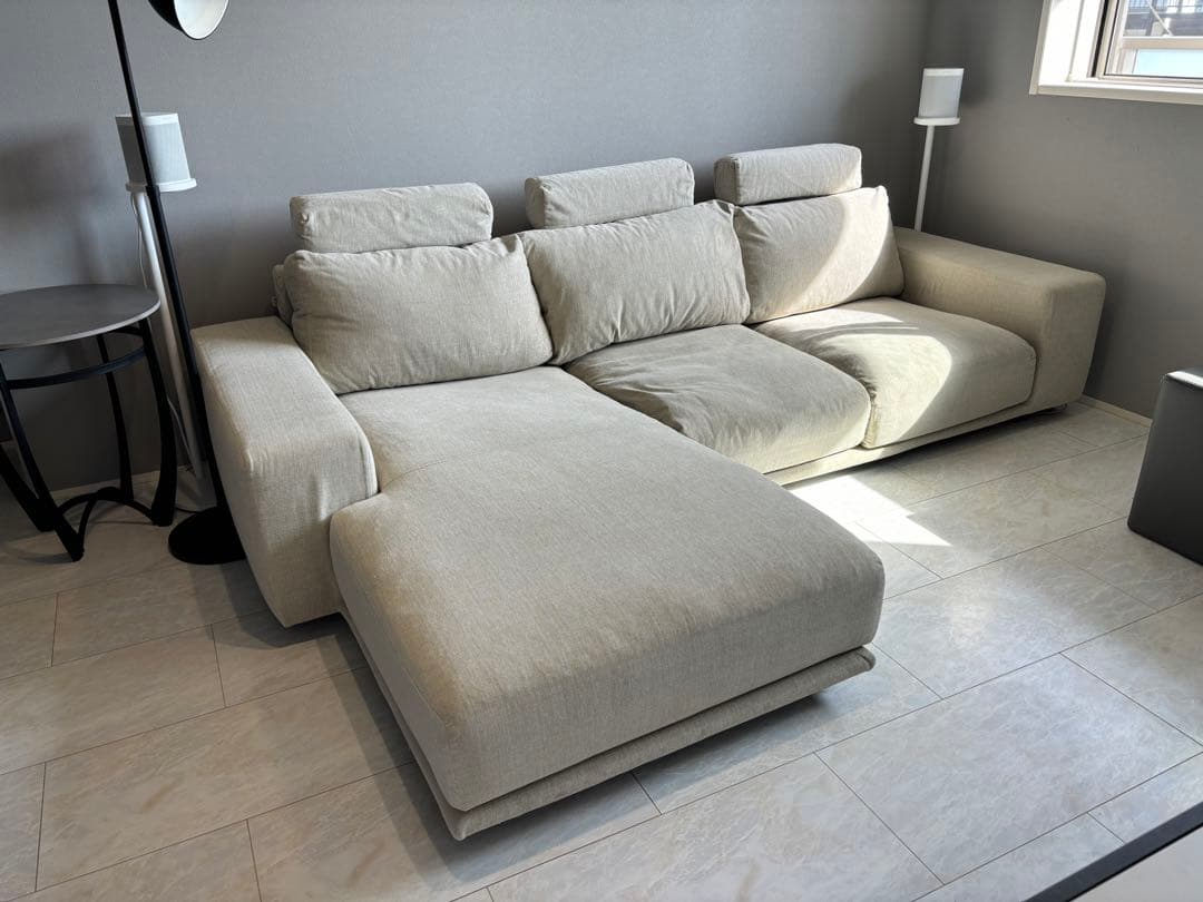 【yui07】【セット販売1/2】Noyesカウチソファ