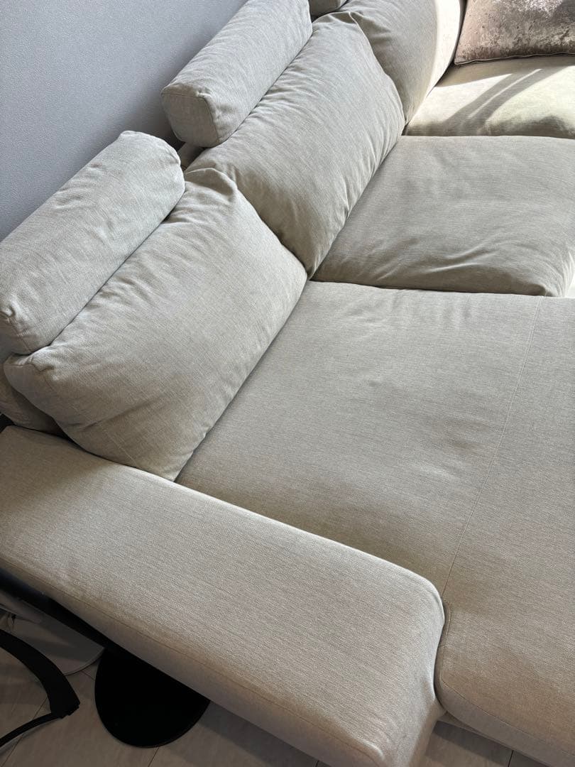 【yui07】【セット販売1/2】Noyesカウチソファ