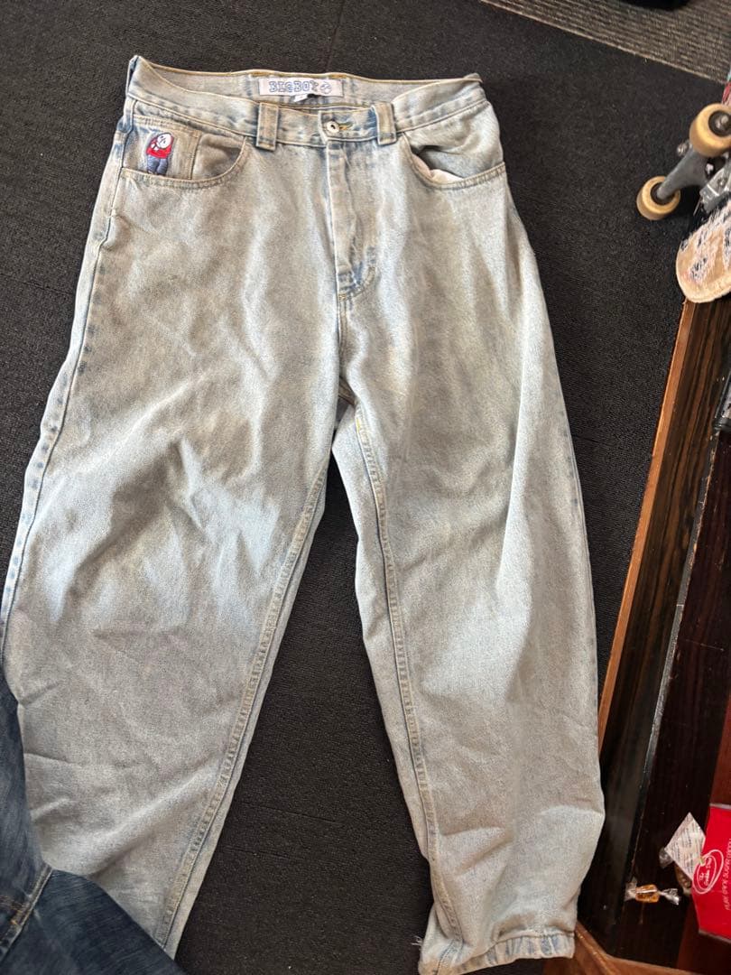 POLAR SKATE CO ポーラー ビックボーイ 旧ロゴ ライトブルー