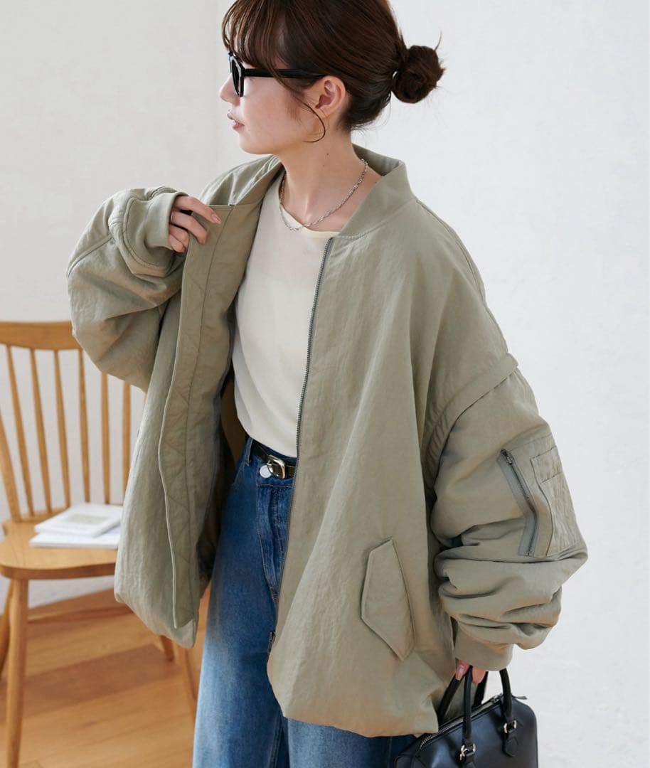 DISCOAT ディスコート デタッチャブル2WAYメモリーボンバージャケット