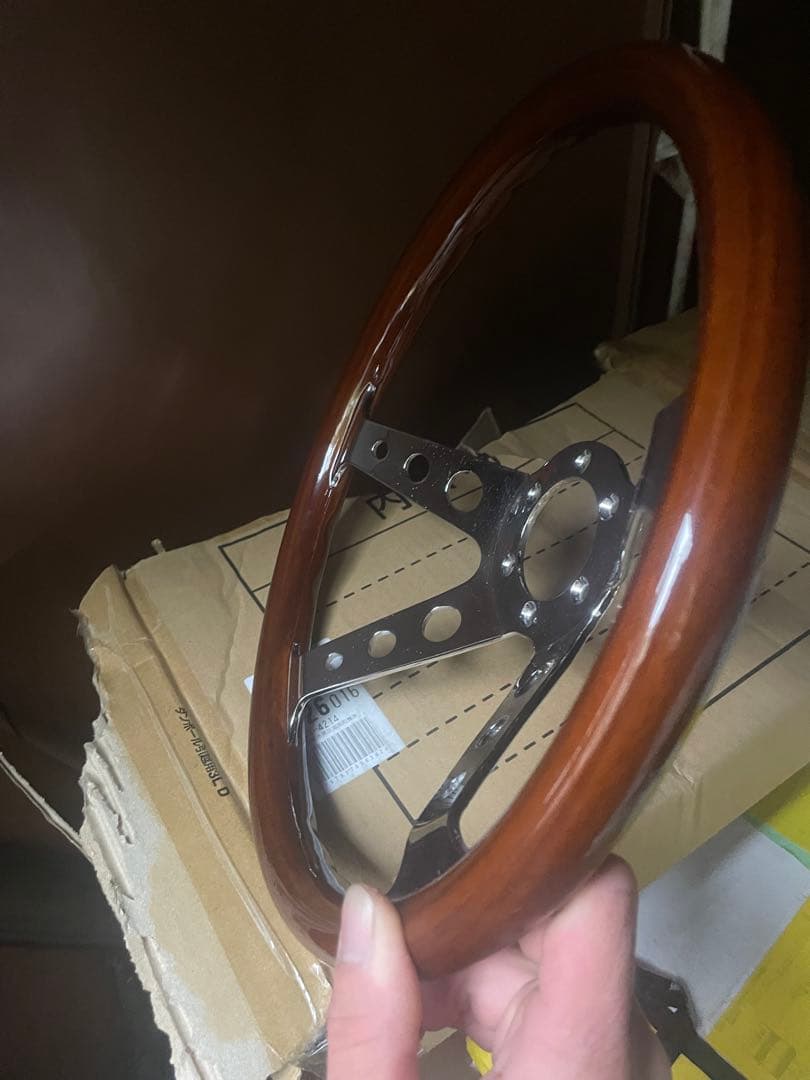 ウッドステアリング　ビレット　揚達麻