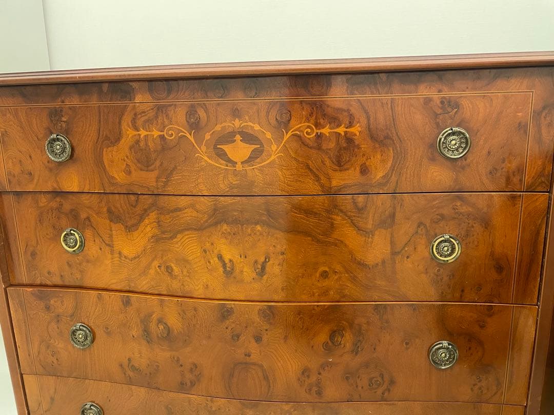 イタリア家具　４段チェスト