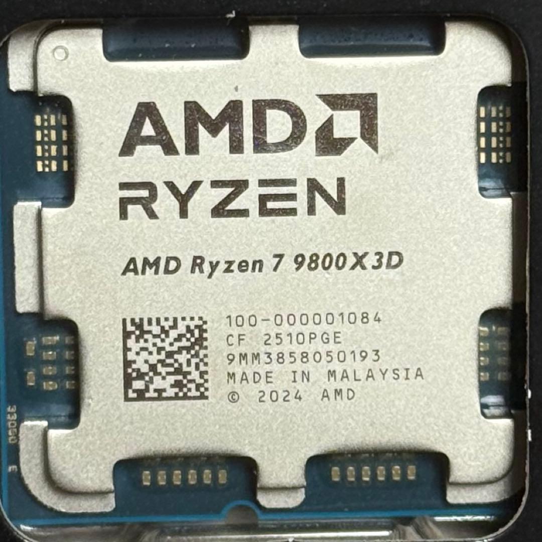 AMD Ryzen 7 9800X3D 新品未使用