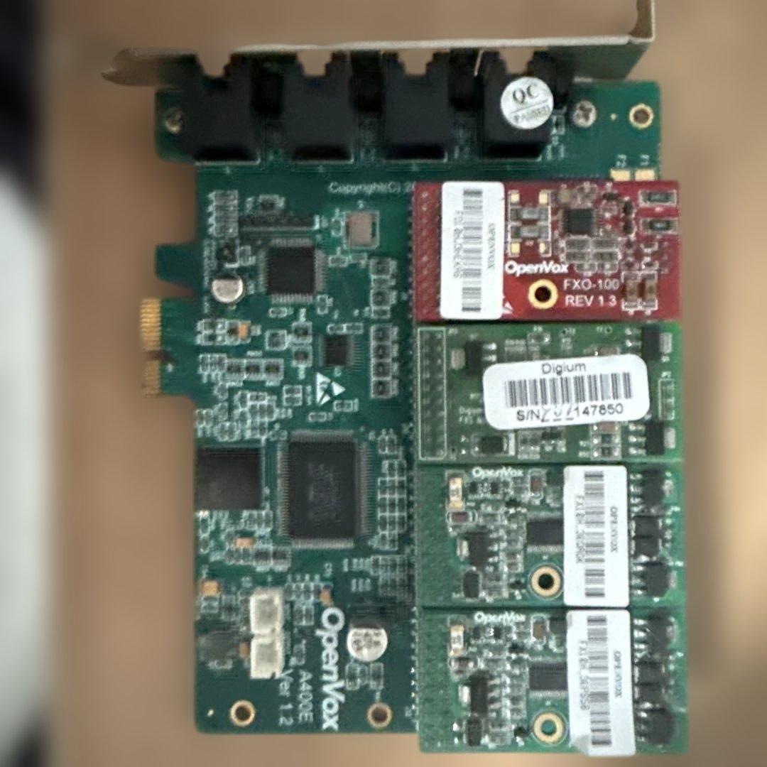 拡張カード OpenVox A400P31 3FXS 1FXO