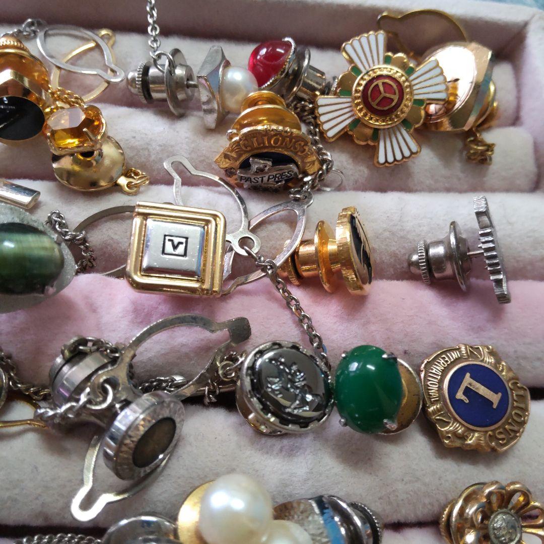 まとめ売りネクタイピン、カフス、ピンブローチ159点セット 大量