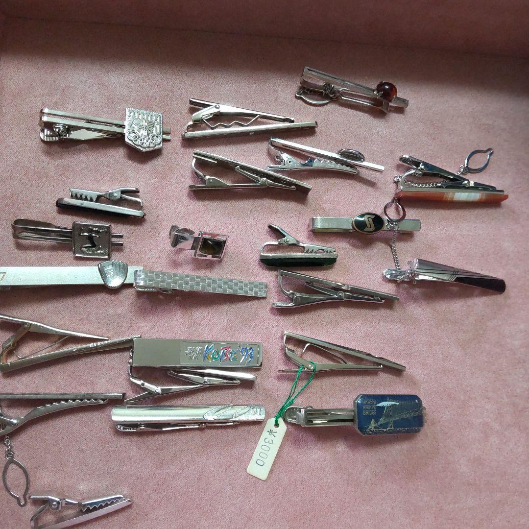 まとめ売りネクタイピン、カフス、ピンブローチ159点セット 大量