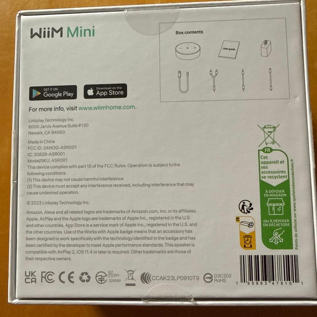 Wiim Mini スマートスピーカー ハイレゾ対応