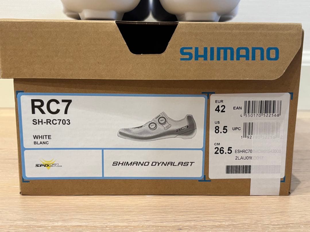 SHIMANO RC7 ホワイト シューズ　サイズ42
