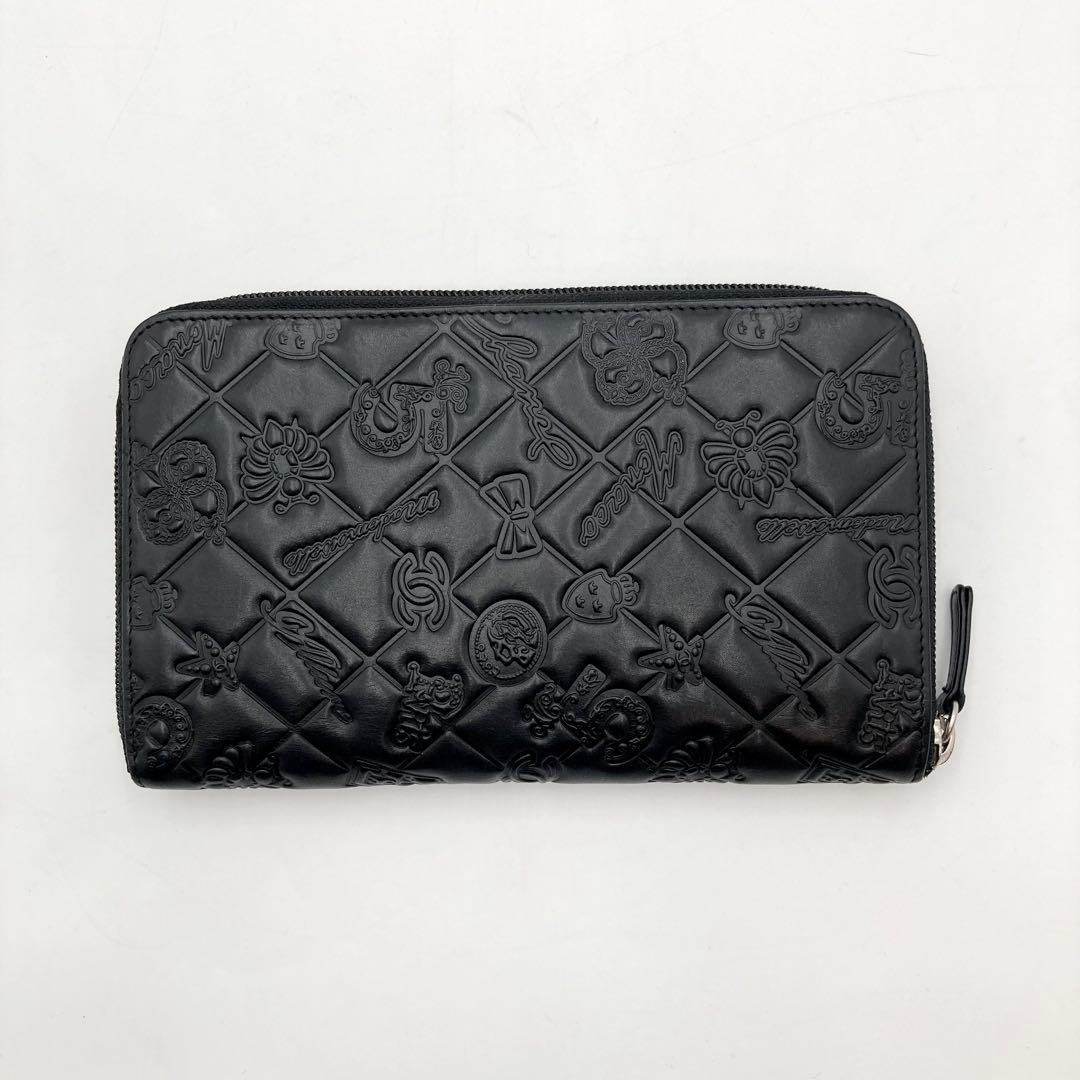 みのり✨ CHANEL アイコンライン 長財布 オーガナイザー 黒 レザー
